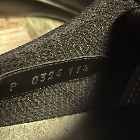 Prada Men’s Black Leather Lace Up Loafer Shoes EUC Made in Italy Y2K SZE 11.5 - Picture 15 of 16